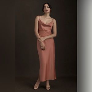 Cali Satin Midi Sedona Sunset